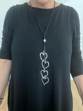 Load image into Gallery viewer, Four heart necklace
