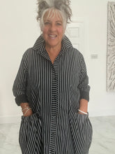 Load image into Gallery viewer, ID striped dress/jacket
