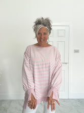 Load image into Gallery viewer, Pink oversized sweatshirt

