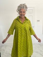 Load image into Gallery viewer, Bella Blue shirt dress
