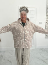 Load image into Gallery viewer, Beige wool mix jacket
