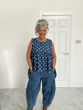 Load image into Gallery viewer, Denim cocoon pant
