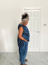 Load image into Gallery viewer, Denim cocoon pant
