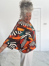 Load image into Gallery viewer, Bella Blue multi coloured top
