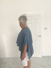 Load image into Gallery viewer, Soft denim loose top
