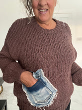 Load image into Gallery viewer, Jean pocket knit
