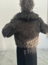 Load image into Gallery viewer, Slate grey shaggy jacket
