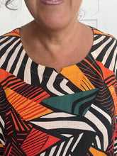 Load image into Gallery viewer, Bella Blue multi coloured top
