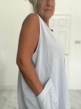 Load image into Gallery viewer, Light grey asymmetrical top
