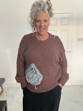 Load image into Gallery viewer, Jean pocket knit
