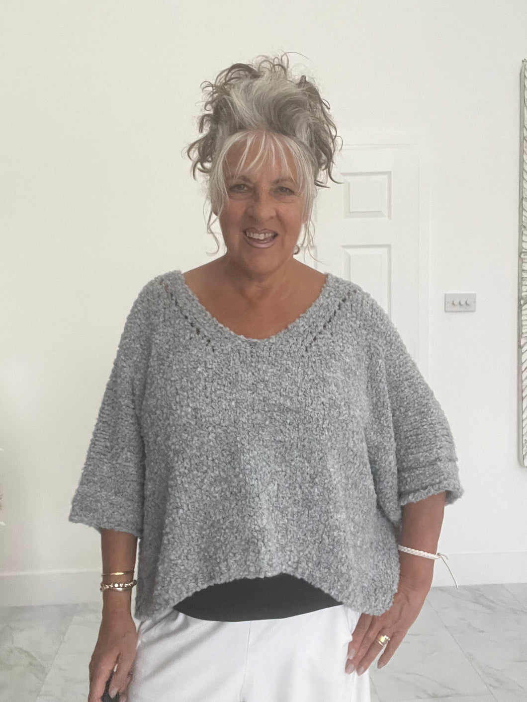 Supersoft boucle knit