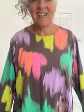 Load image into Gallery viewer, Bella blue multi coloured top
