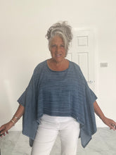 Load image into Gallery viewer, Soft denim loose top
