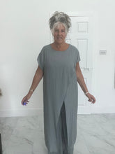 Load image into Gallery viewer, Grey cross top suit
