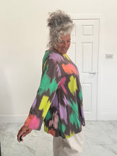 Load image into Gallery viewer, Bella blue multi coloured top
