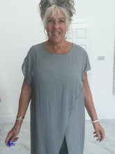 Load image into Gallery viewer, Grey cross top suit
