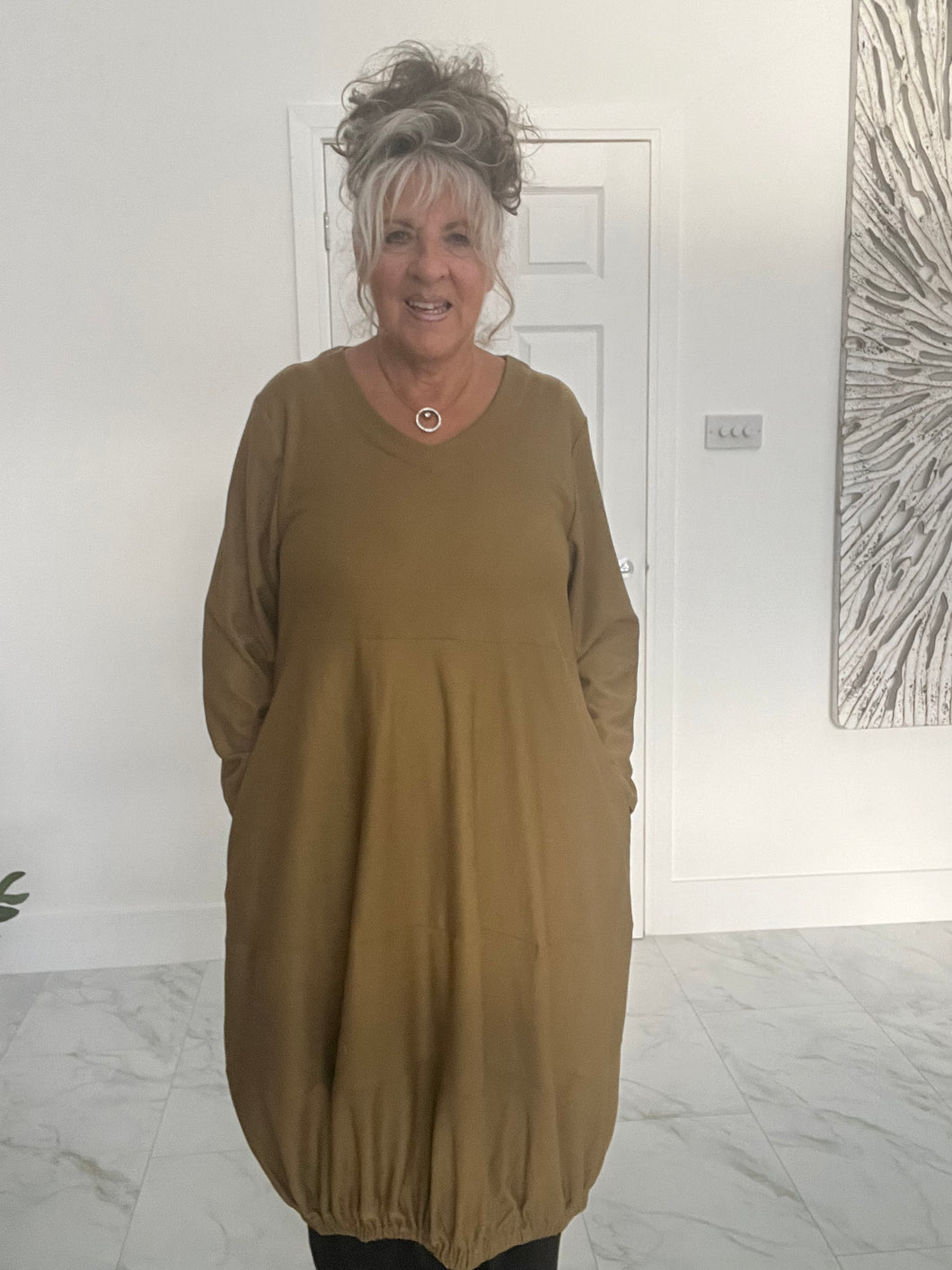 Bella Blue Cocoon dress