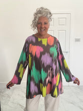 Load image into Gallery viewer, Bella blue multi coloured top
