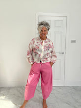 Load image into Gallery viewer, Pink denim baggy pants
