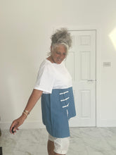 Load image into Gallery viewer, ID range t-shirt /denim top
