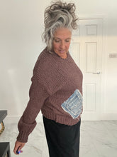 Load image into Gallery viewer, Jean pocket knit
