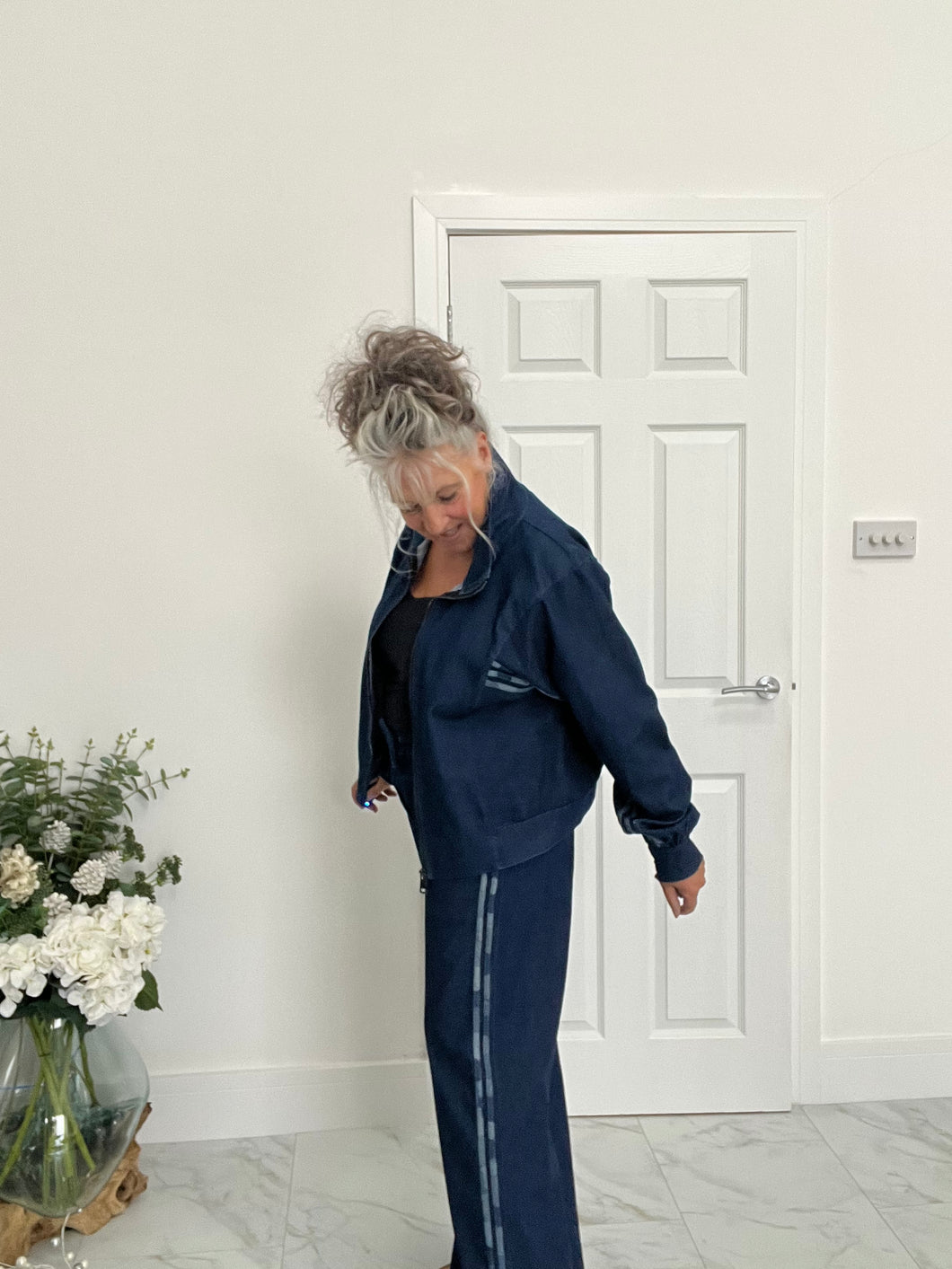 Stretchy Denim Pants