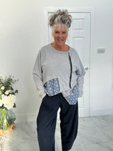 Load image into Gallery viewer, Navy cocoon sweat pants
