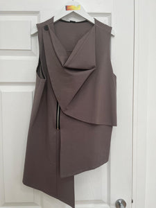 ID stretchy structured top / waistcoat