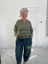 Load image into Gallery viewer, Bella Blue soft denim baggy pants
