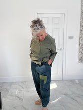 Load image into Gallery viewer, Bella Blue soft denim baggy pants
