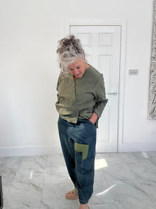 Bella Blue soft denim baggy pants